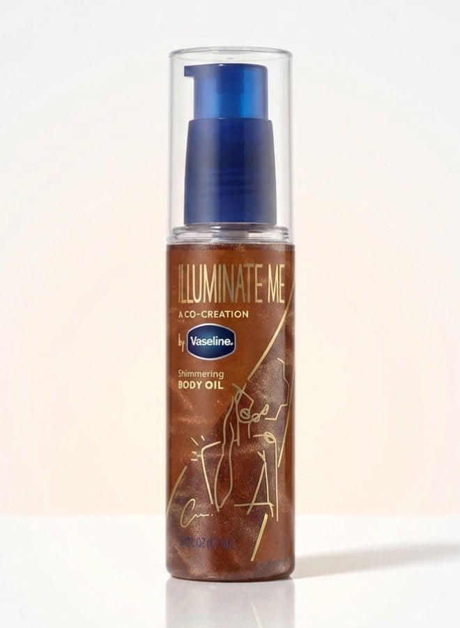 Vaseline Illuminate Me Shimmering Body Oil 97 ml Glowing Moisturizing Radiant Skin Care Oi - Image 1